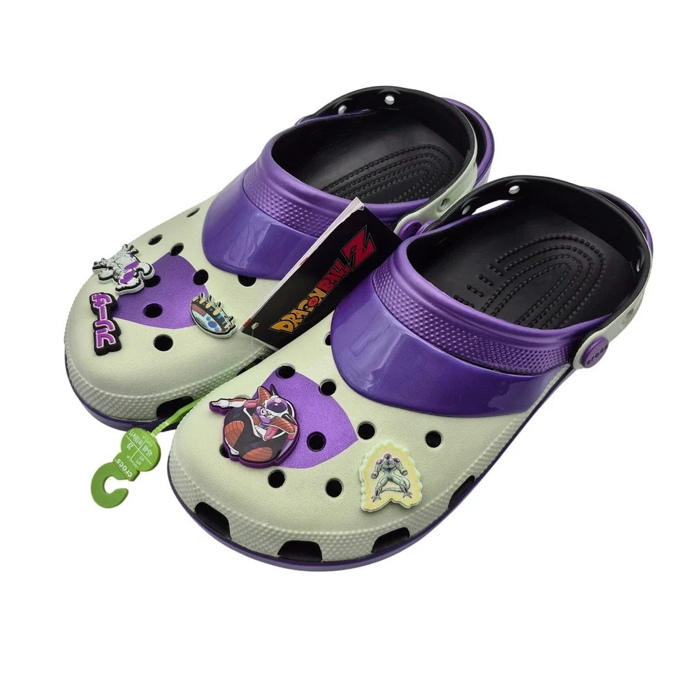 Crocs Dragon Ball Z Frieza Classic Clogs Purple Men's Size 11 Shoes Casual